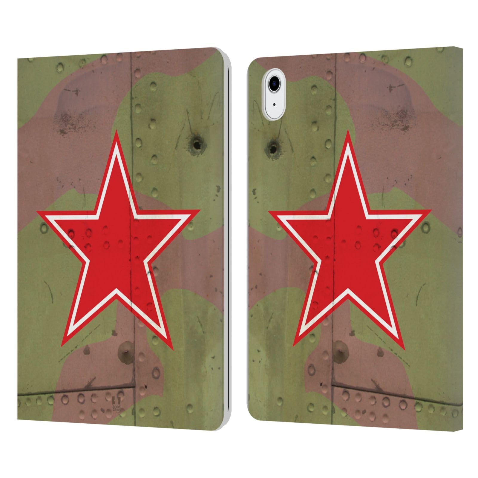 Étui portefeuille en cuir de qualité iPad Air 11 Head Case Designs Soviétique - 7