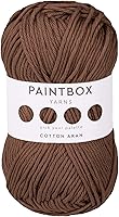 Vista 38 de Paintbox Yarns Hilo Aran 100% Algodón 1.76oz (50g), 93 Yardas (85m) - Lana Peinada Vino Tinto para Ganchillo o Tejer - Suave, Ligero para Suéteres