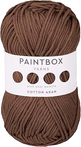 Miniatura 38 de Paintbox Yarns Hilo Aran 100% Algodón 1.76oz (50g), 93 Yardas (85m) - Lana Peinada Vino Tinto para Ganchillo o Tejer - Suave, Ligero para Suéteres