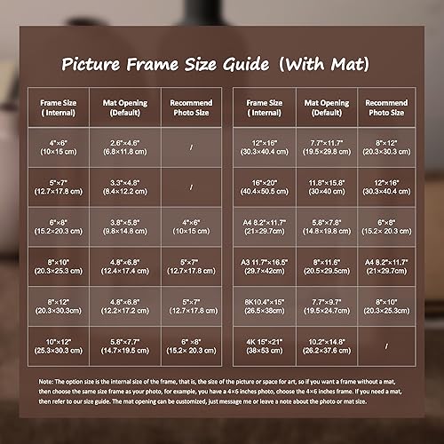 Miniatura 6 de Marco de fotos de 16 x 20 pulgadas, hecho a mano, hecho de madera de nogal auténtica, grabado personalizado, marcos de fotos para pared, decoración