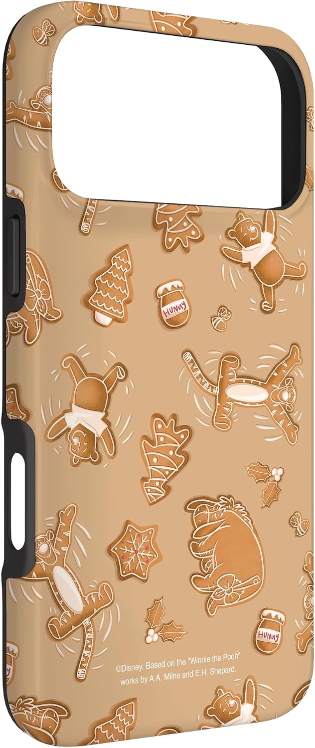Disney Winnie The Pooh Eeyore & Tigger Gingerbread Christmas Case for iPhone 17 Pro Max
