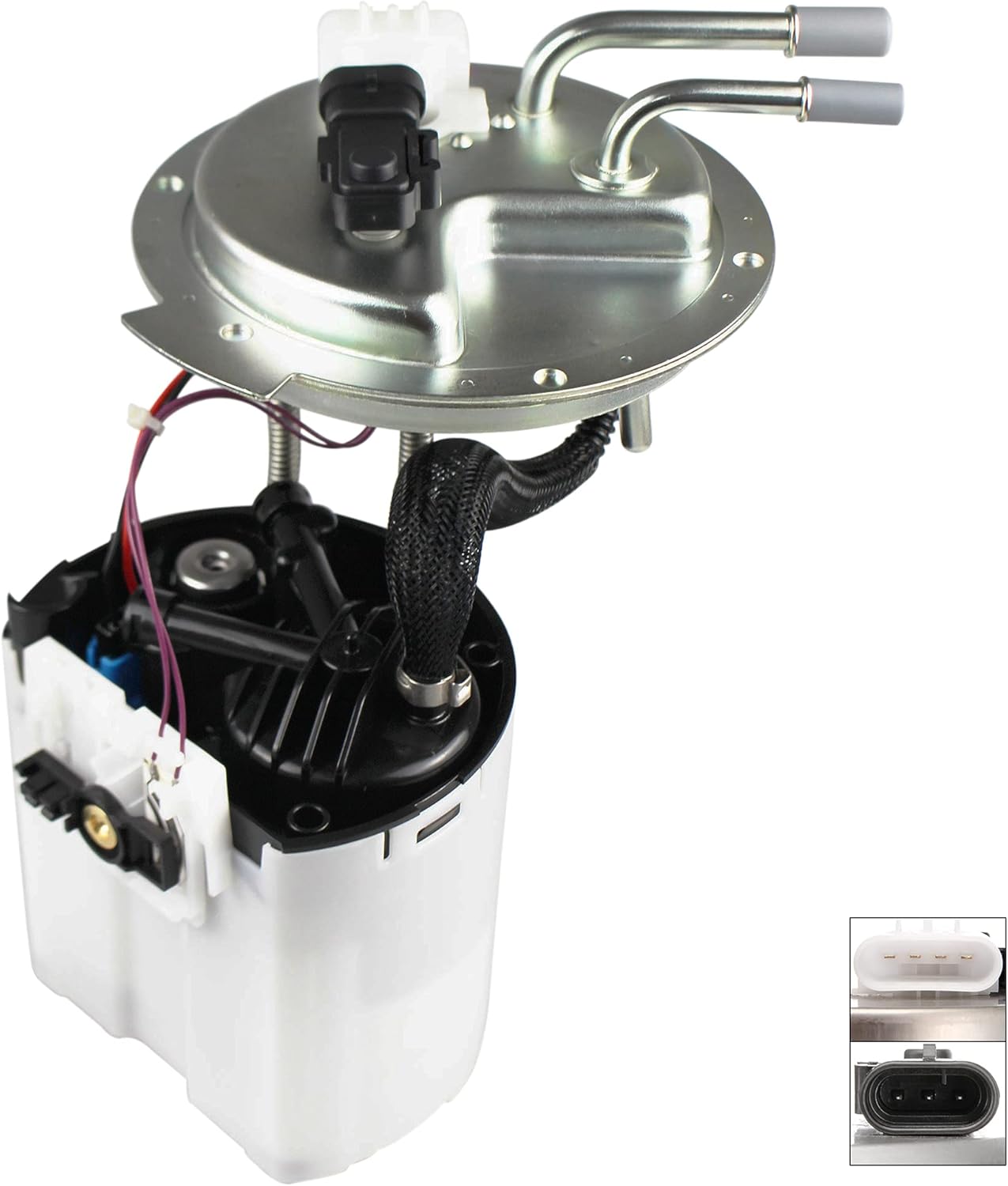 BOXI Fuel Pump Assembly with Pressure Sensor Fits for Chevy Avalanche Suburban 1500 / for GMC Yukon XL 1500 V8 5.3L Flex 2005 2006 2007 / Replace 19208963 19133544 19167711 E3706M M10107 MU1474