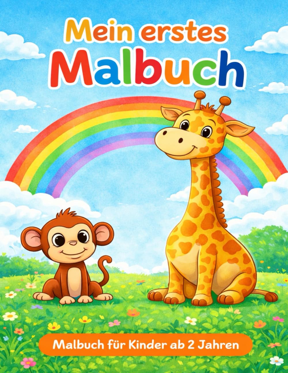 Mein erstes Malbuch: Malbuch für Kinder ab 2 Jahren