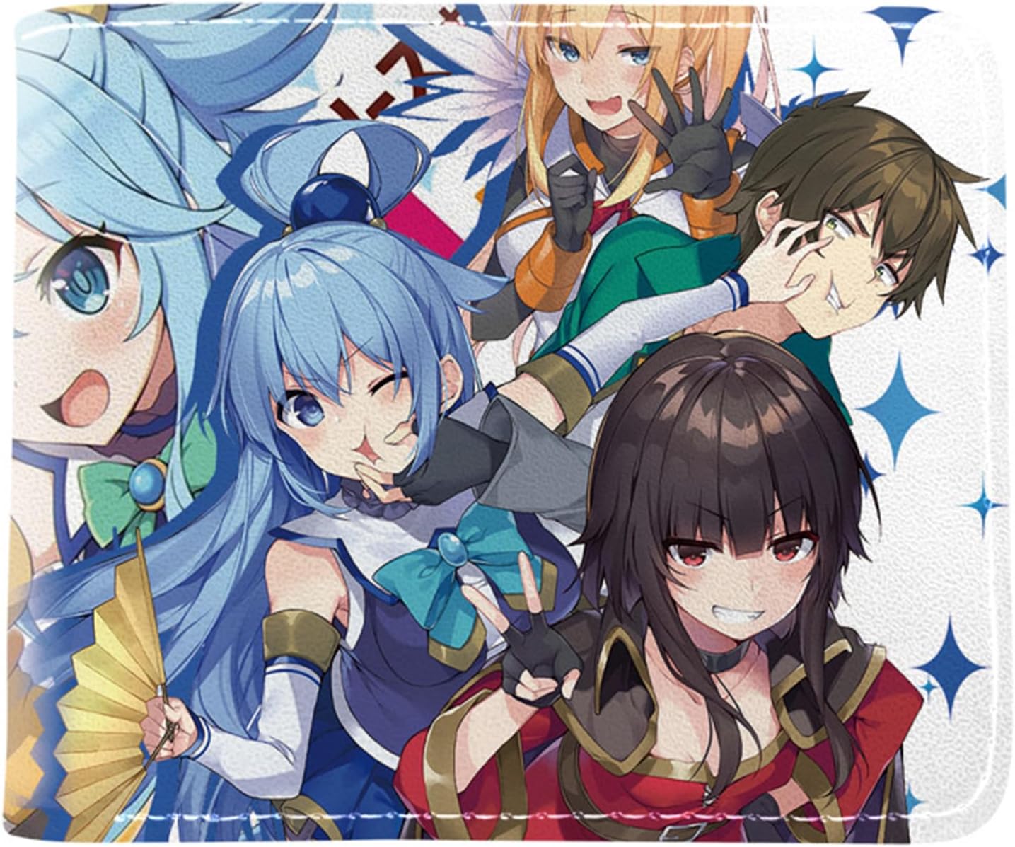 ISaikoy Anime Konosuba: God's Blessing on This Wonderful World Wallet Bifold Credit Card Card Holder 6