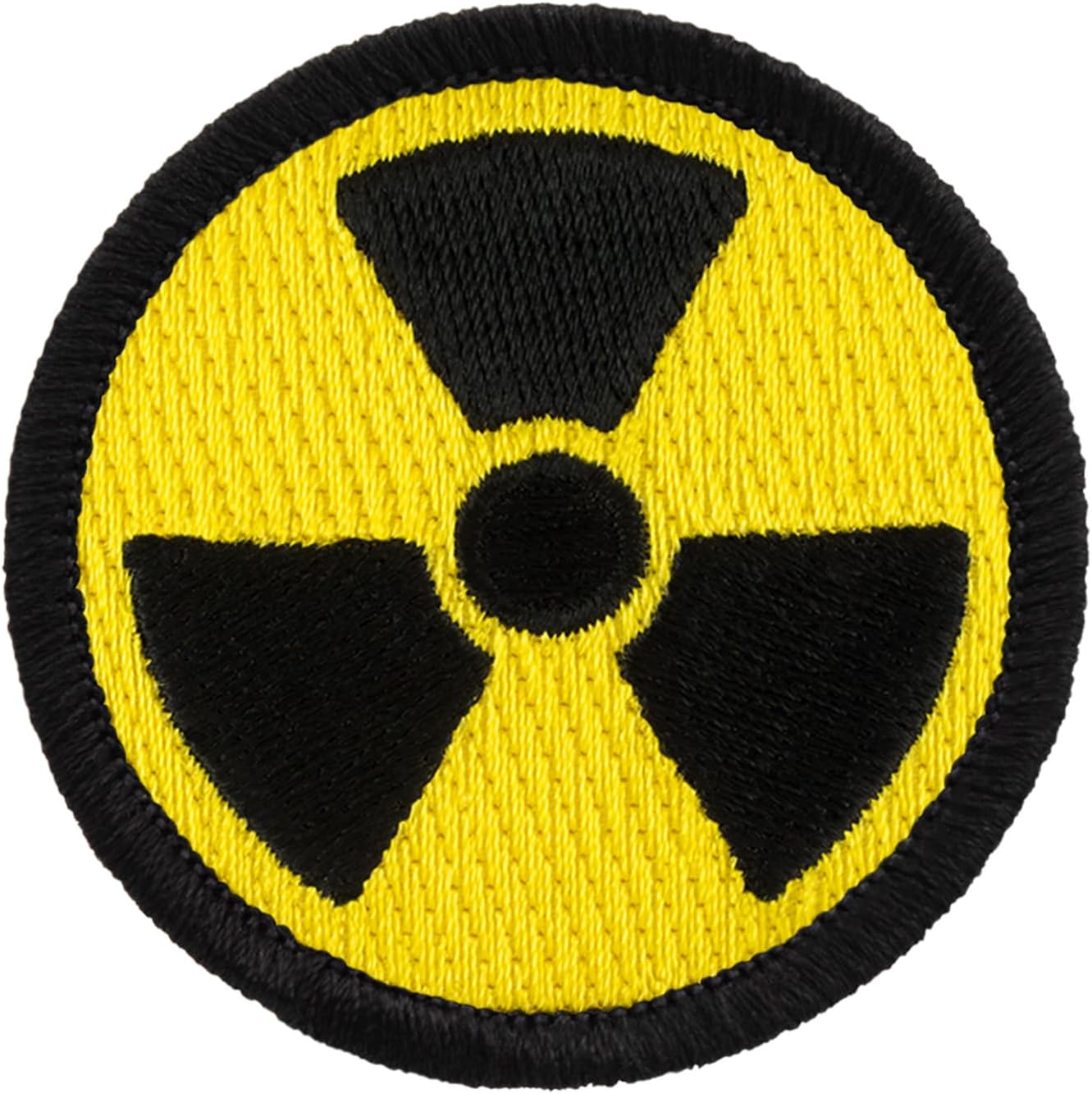 Nuclear/Radioactve Patrol Patch - 2" Diameter Round Embroidered Patch (Hook-Fastener)