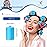 Geyoga 18 Pieces Sponge Hair Rollers Large Soft Foam Hair Styling Curlers Large Size Hairdressing Curlers for Women(Blue,1.4 x 2.6 Inches)