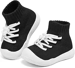 Meias antiderrapantes para bebês meninos meninas tênis macio sem cadarço proteção biqueira infantil chinelos leves respiráveis primeiro caminhada