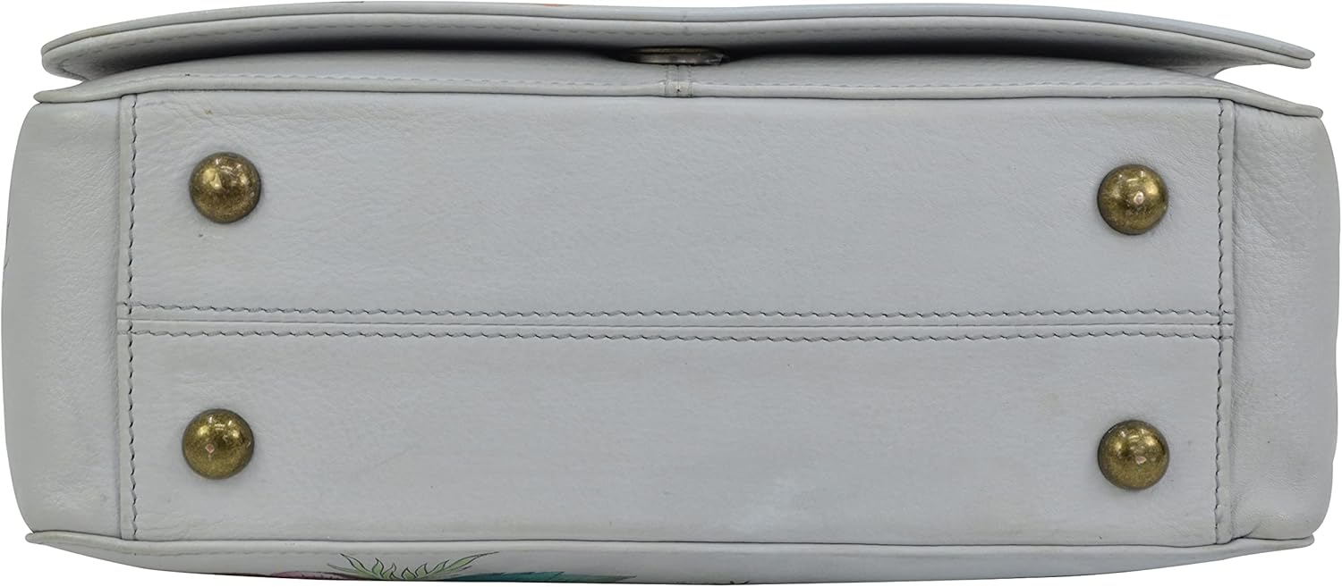 Anuschka Women’s Hand-Painted Genuine Leather Flap Crossbody