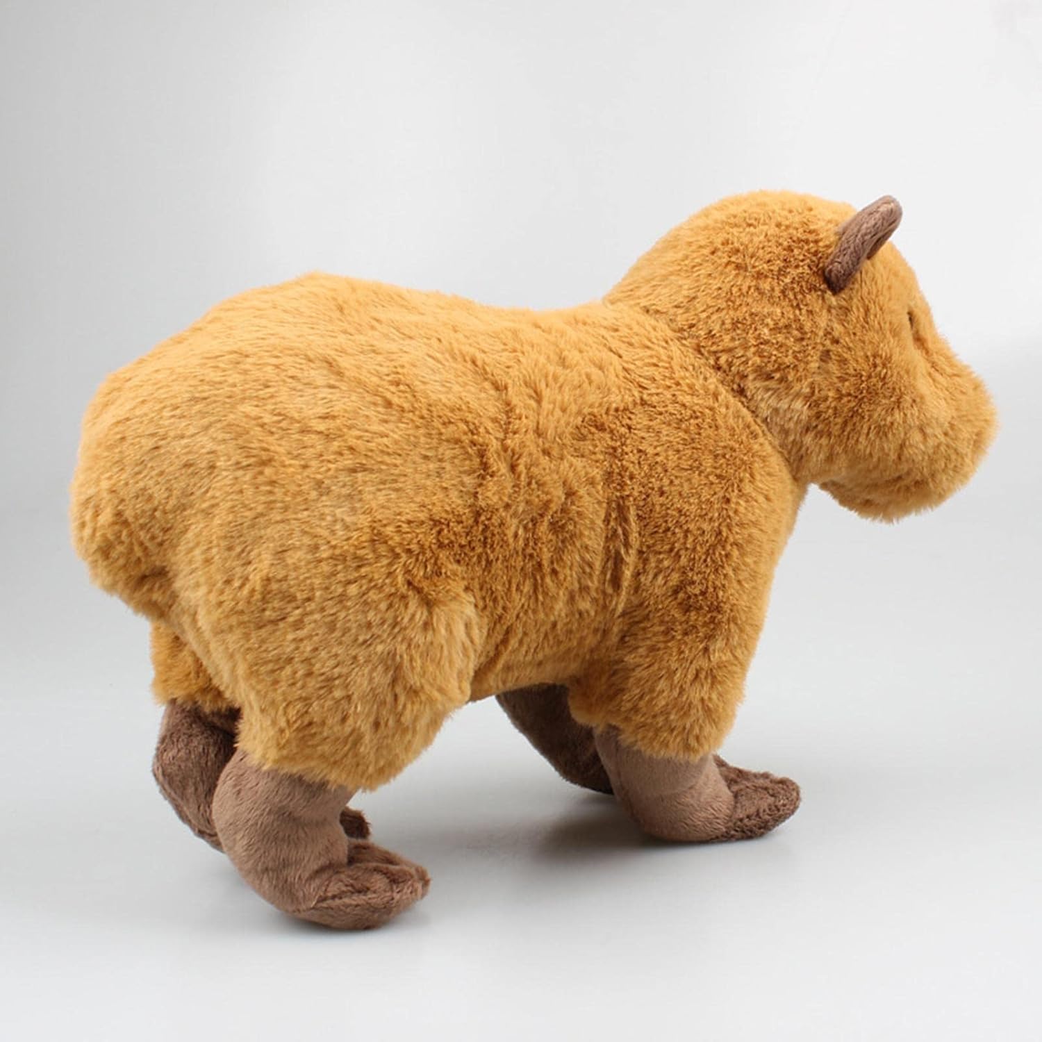 シミュレーション カピバラ ぬいぐるみ |リアルな動物のぬいぐるみ |かわいいカピバラのぬいぐるみ |柔らかい野生動物が這うカピバラ