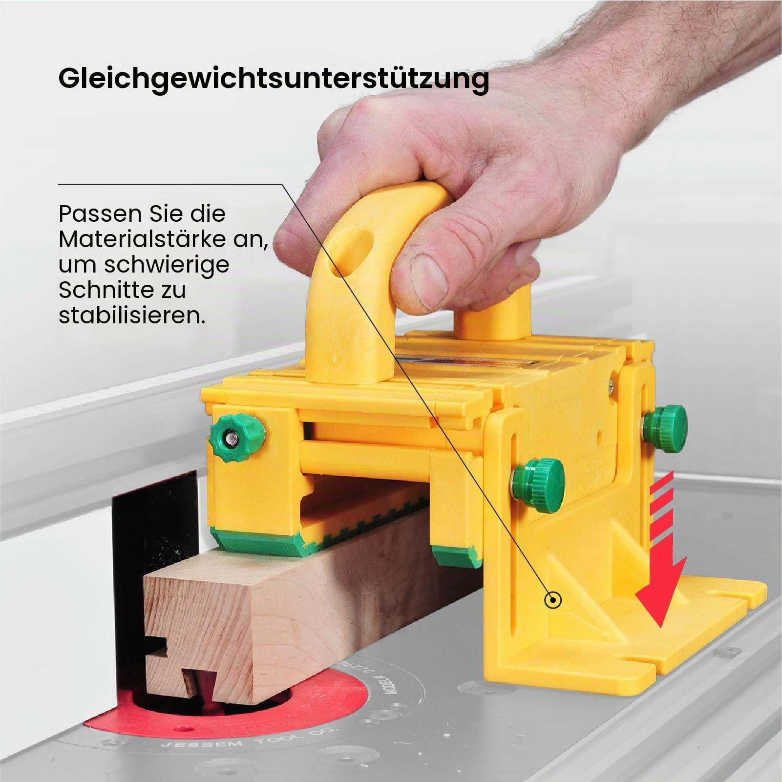 GRR-RIPPER 3D-Schieber für Tischkreissägen, Frästische, Bandsägen und Abrichthobel von MicroJig