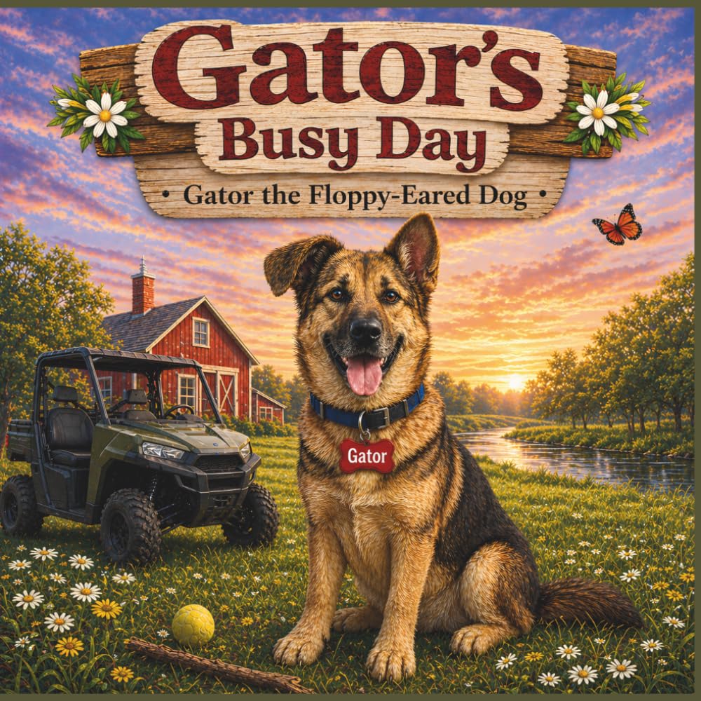 Gator's Busy Day: Gator the Floppy-Eared German Shepherd