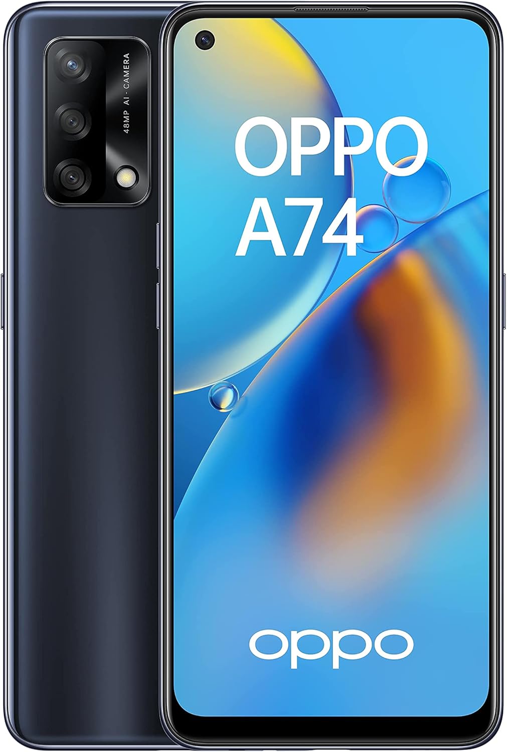 OPPO A74 5G 128Go Noir - Téléphonie