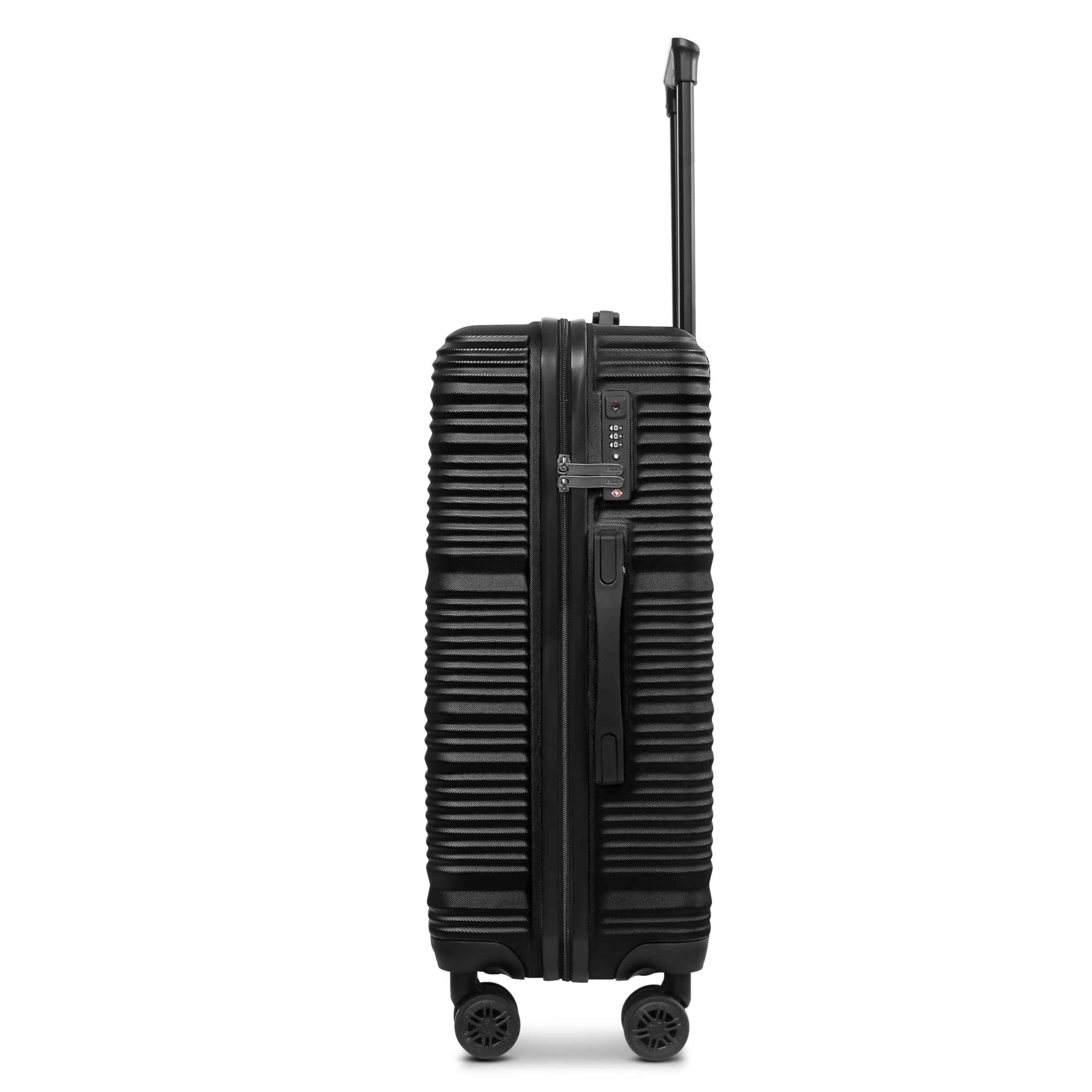 REDOLZ mittelgroßer Hartschalen Check-in Koffer | Trolley 43 x 26 x 67 cm aus hochwertigem ABS-Material | Ultra-leicht nur 3,3 kg für Damen & Herren | 4 Doppelrollen & TSA-Schloss (Essentials 16)