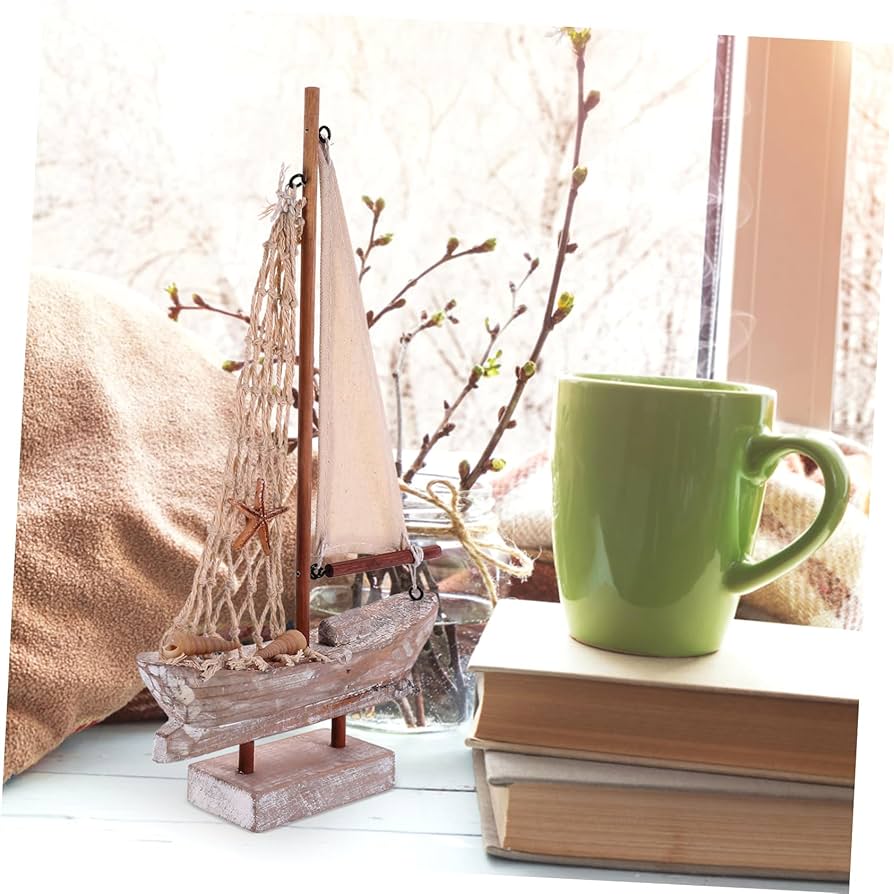 Amazon｜FUNOMOCYA オフィス レトロ ヨット インテリア ヨット