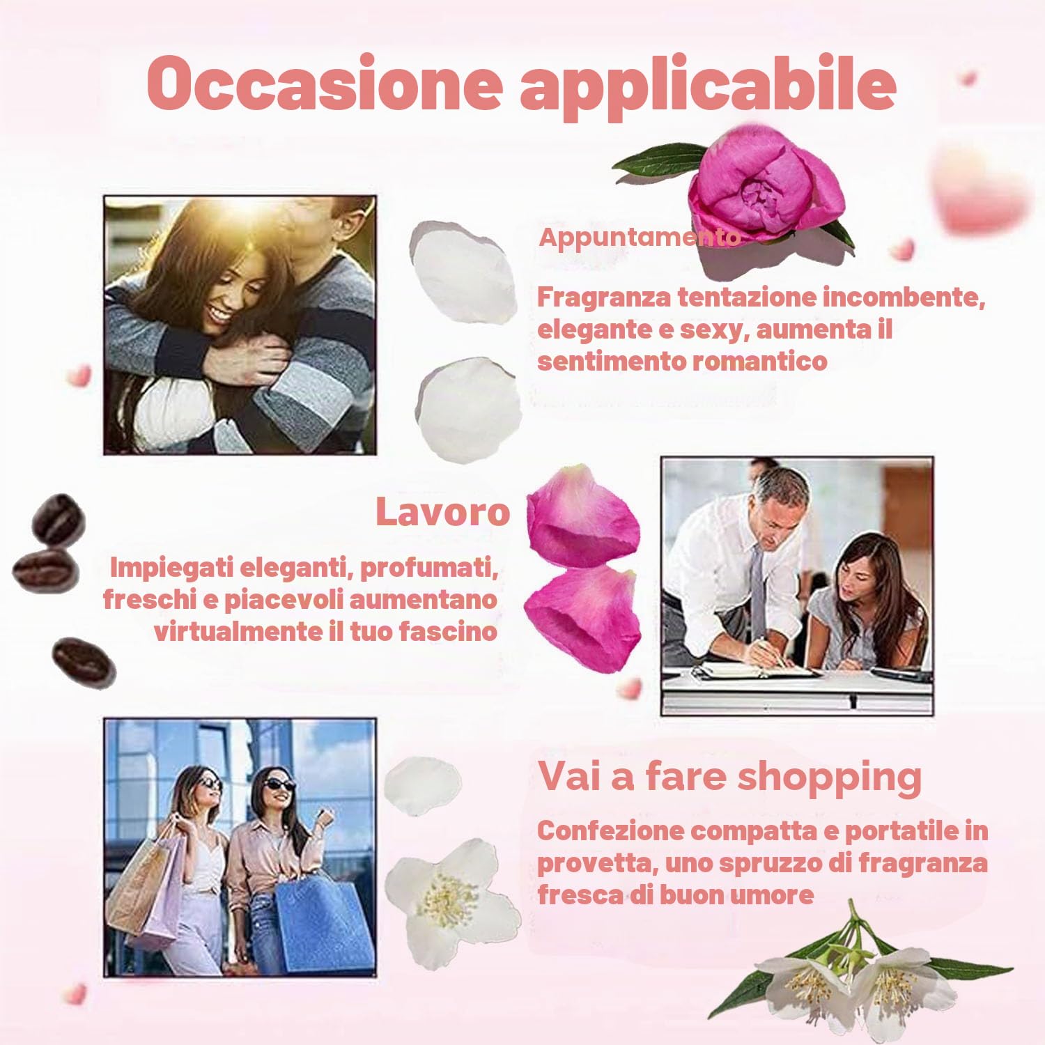 Profumo Ai Feromoni, Profumi Ai Feromoni Per Le Donne, Profumi Potenziati Profumo Ai Feromoni, Profumo Di Design Per Le Donne, Collezione Di Profumi Ai Feromoni (Mix-3)