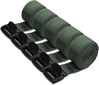 KJK 5 Pack Trail Camera Straps with Buckles, Heavy Duty Hunting Equipment for Hunters to Mount Game Cameras - KJK