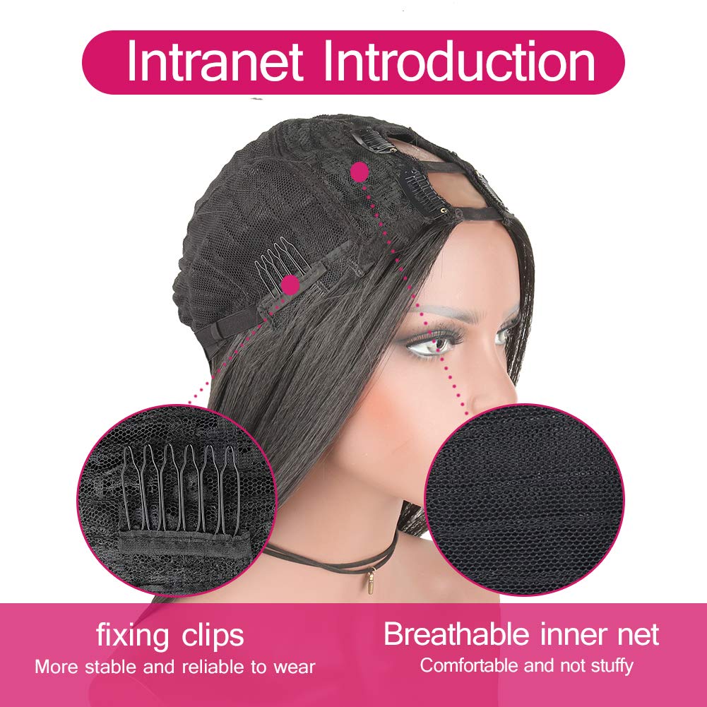 KRSI Body Wave U Part Wig for Women - Image 4