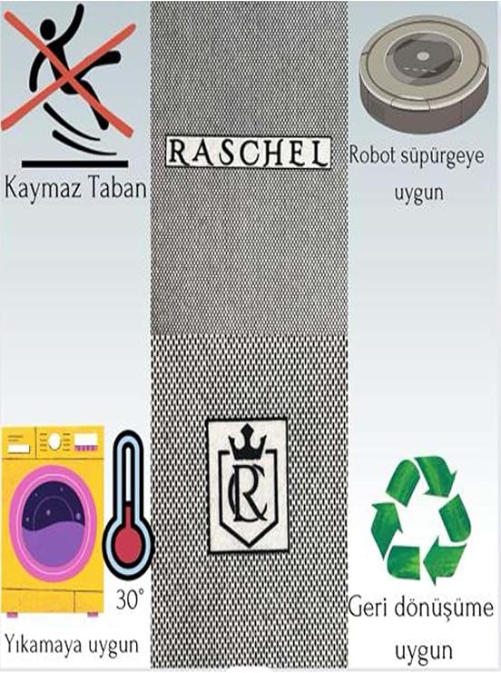 Rachel Carpet Cream Color Luxury Raschel Anti-Slip Base Plush Carpet Runner, 200 x 300