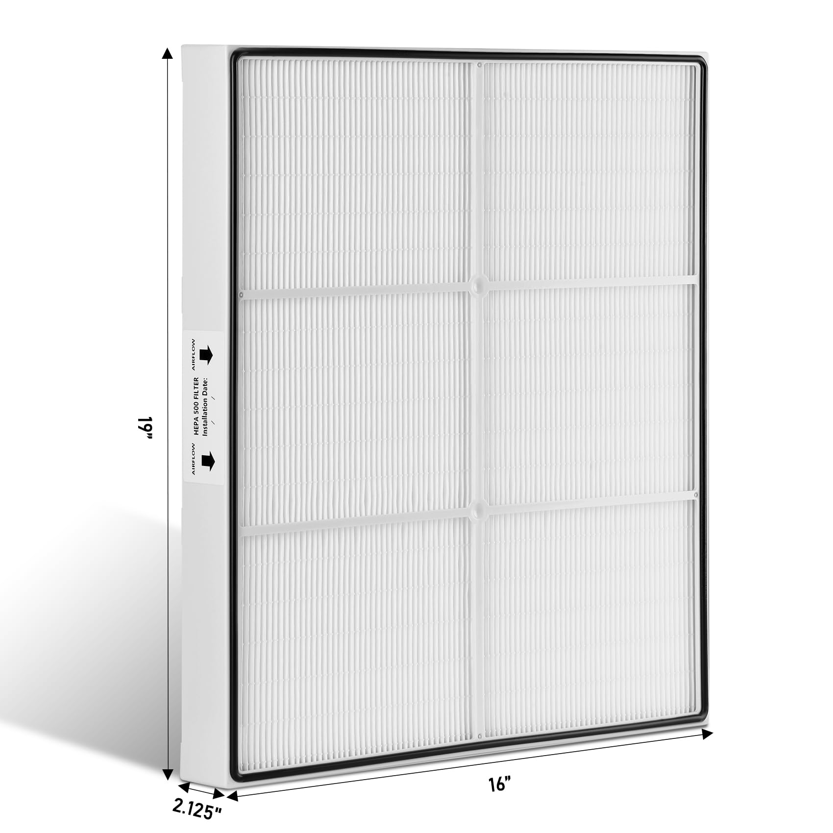 F321 16 x 19 x 2 Replacement Filter Compatible with Dri-Eaz DefendAir HEPA 500 Air Scrubber (Model F284), H13 HEPA-1Pack