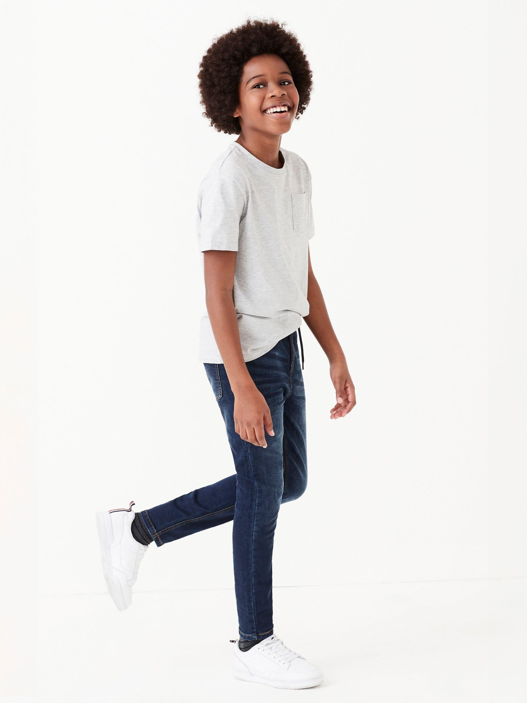 NEXT Ragazzo Jeans Skinny Elasticizzati con Elastico in Vita