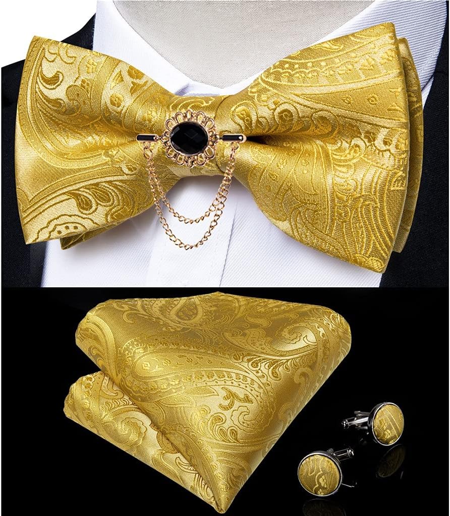 Silk Solid Cummerbuns for Men Formal Wedding Party Tuxedo Cummerbunds Bow Set Elastic Wide Waistband