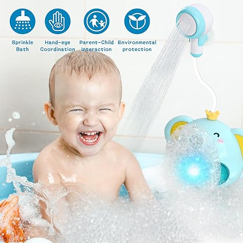 Miniatura 2 de Juguetes de baño, fabricante de burbujas de baño cantante para bebé pequeño, fabricante automático de burbujas para bañera, juguete de baño de