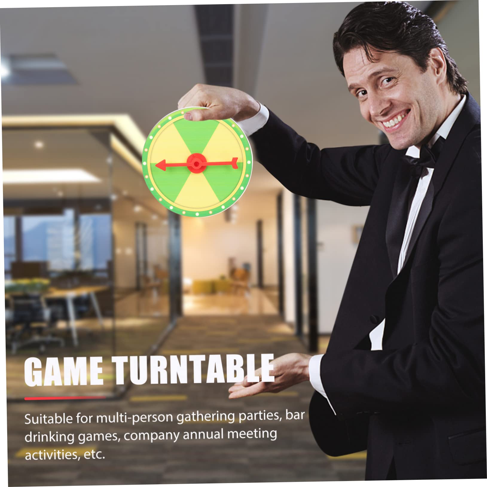 Cabilock 8stücke Preisrad Rotierendes Für Erwachsene Tischspiel Für Partys Verlosungen Und Events Tragbar Und Kompakt Für Hochzeiten Geburtstage Und Feiern