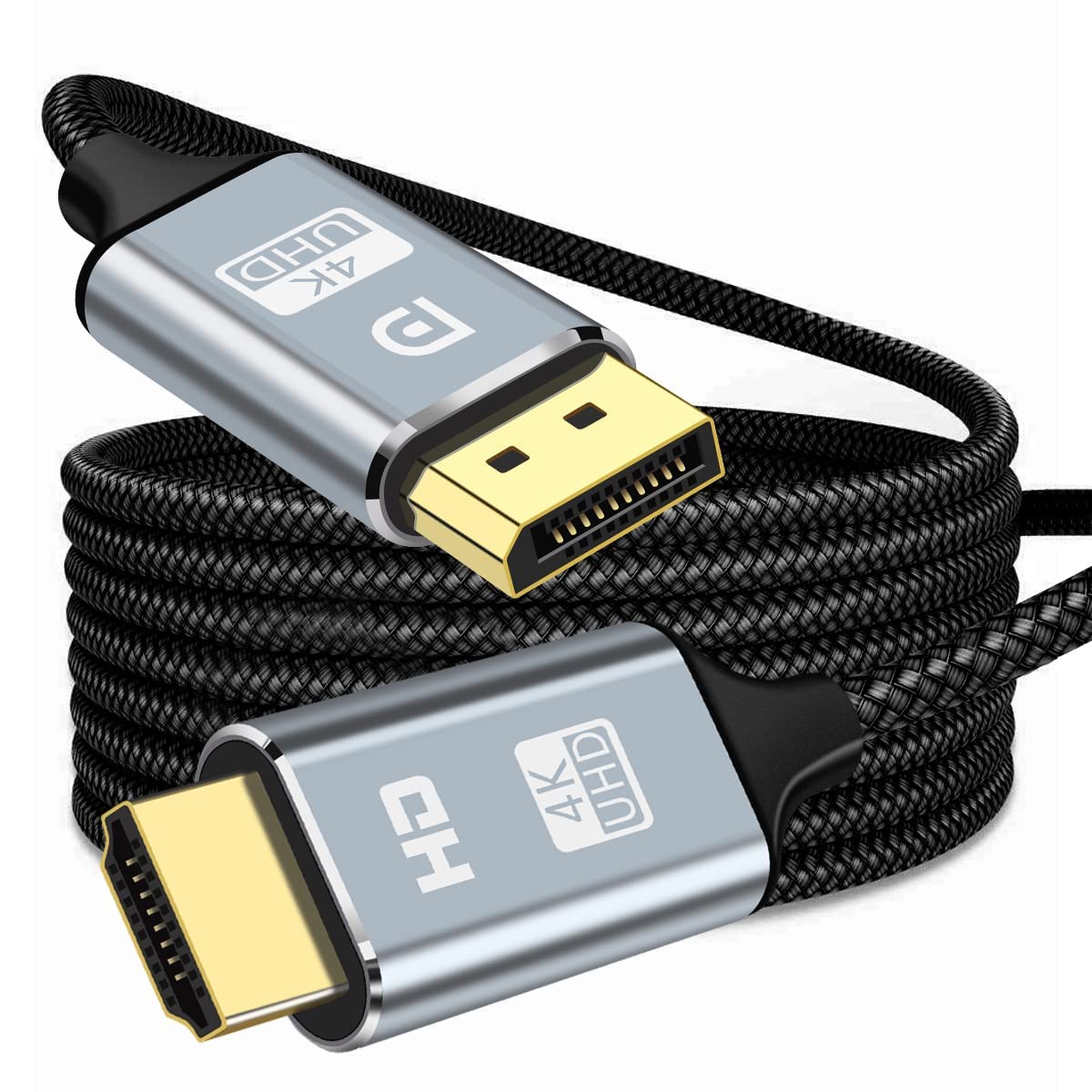 Amazon.co.jp: DisplayPort HD MI 変換ケーブル 4K解像度対応