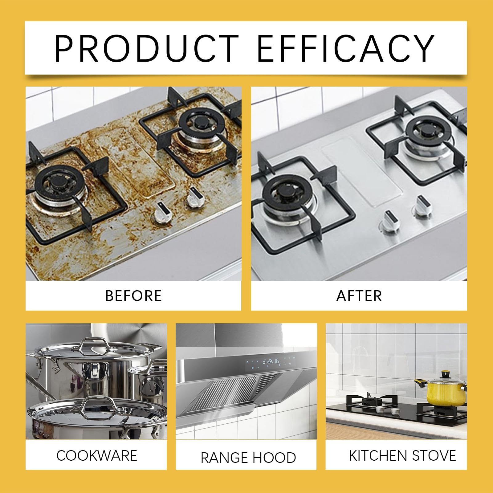 Rotateepic Foam Cleaner, Heavy Oil Stain Cleaners Kitchen, Greasy Dirt Degreaser Clean Spray, Multifunctional Powerful Kitchen Foam Cleaners, for Oven, Household, Stove & More. (1Pcs)