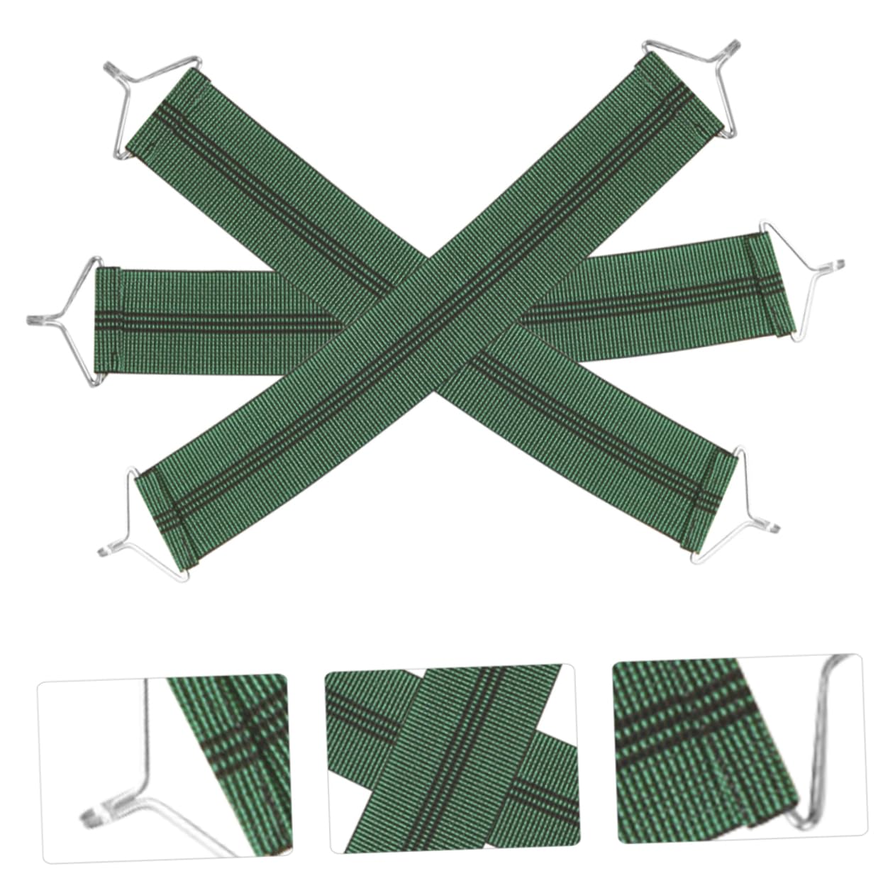 Yardenfun 3pezzi Cinghie Rinforzate Per Sostituzione Tessuto Sedia Sdraio Cinghie Resistenti Anti-strappo Per Riparazione Poltrone Da Giardino Accessori Per Balcone e Sedie Pieghevoli