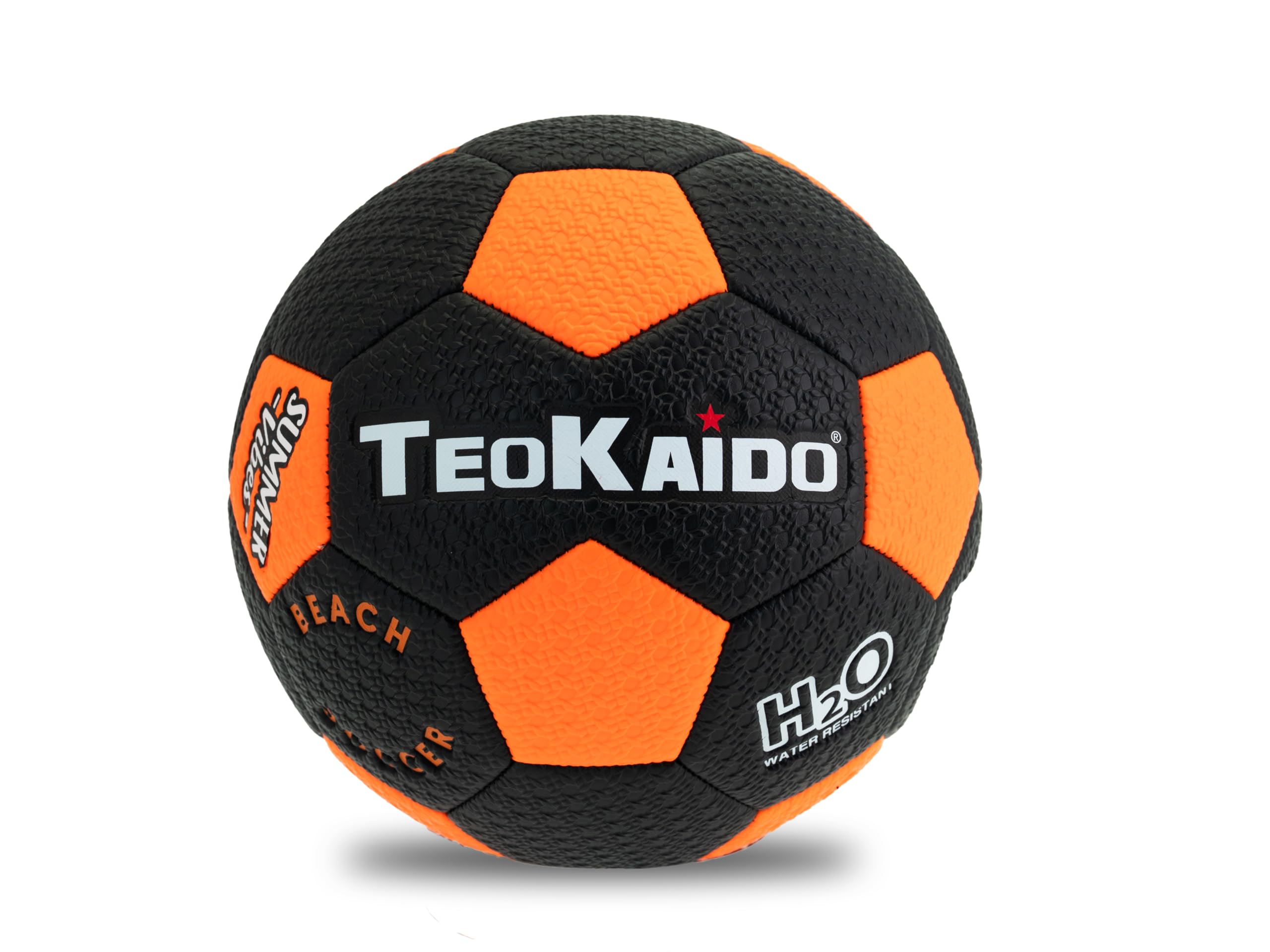 Teokaido Balón de fútbol playa Talla 5 320 g PVC 1,8 mm