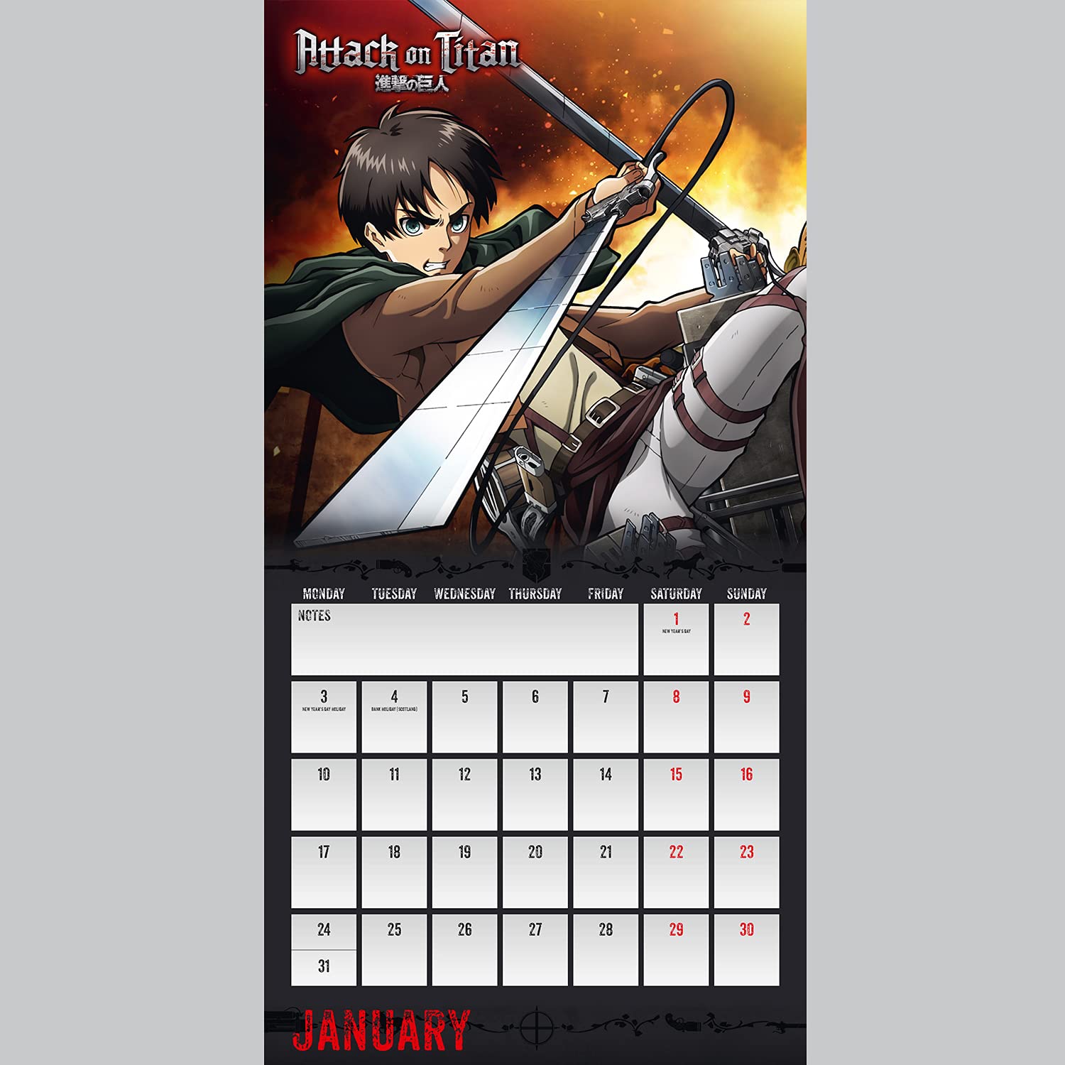Official Attack On Titan 2022 Calendar - Month To View Square Wall Calendar: Danilo Promotions LTD: 9781801223263: Amazon.com: Books official-attack-on-titan-2022-calendar-month-to-view-square-wall-calendar-danilo-promotions-ltd-9781801223263-amazon-com-books