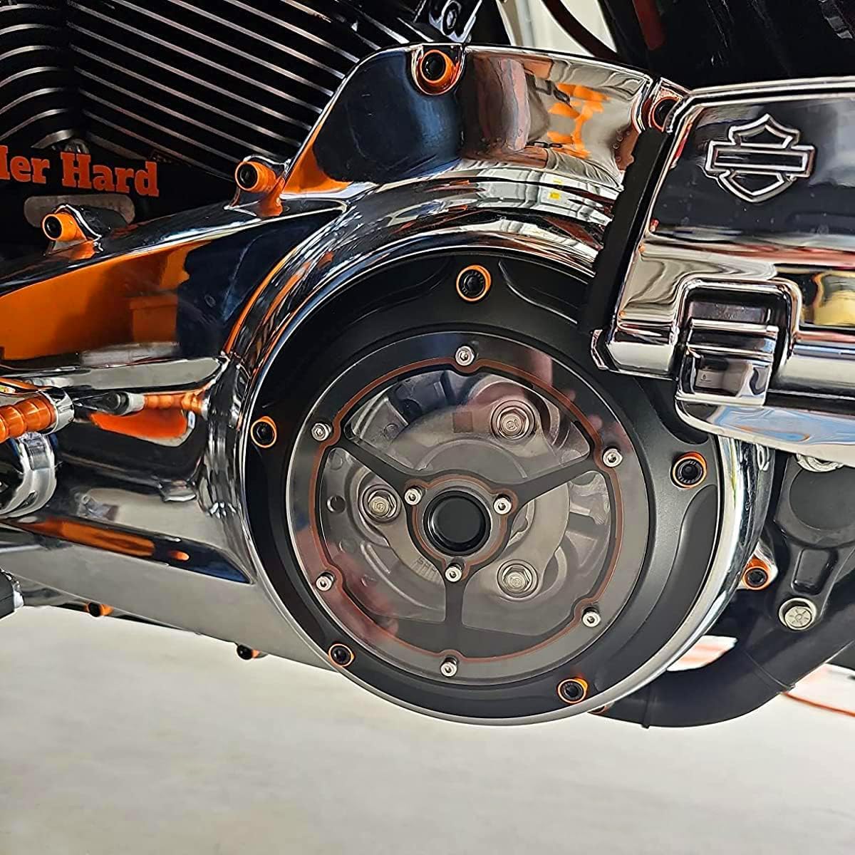 Black Clarity Derby Cover For Harley Davidson Street Glide Ultra Flhtcutg Road Glide parts King Fltrx Fltru Cvo Limited Flhtkse 2016-up