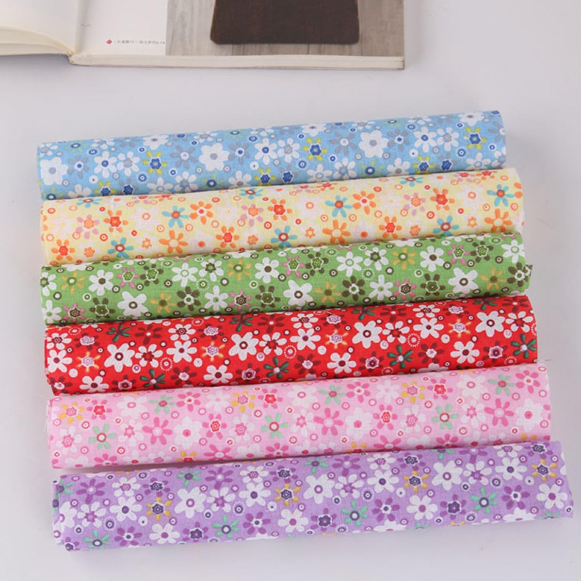 14pcs DIY Cotton Fabric Patchwork Sheets for Craft Sewing Projects image 5