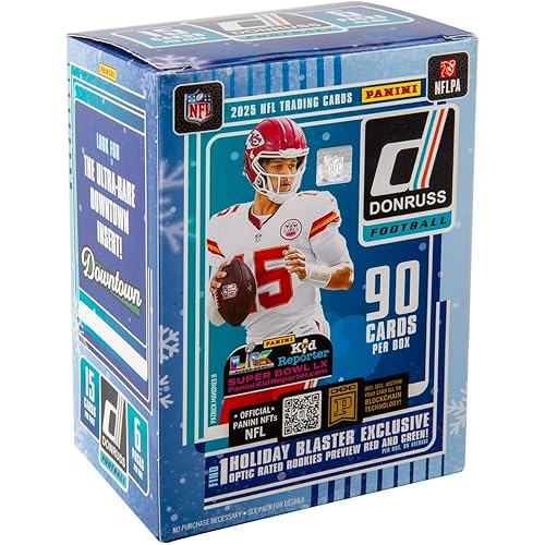 2025 Panini Donruss Football Holiday Trading Cards Blaster Box