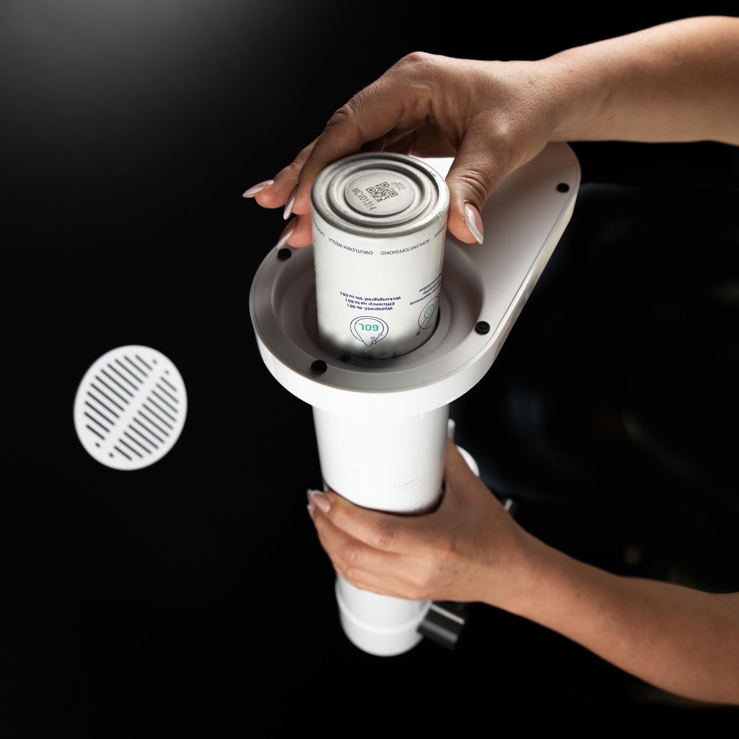 AquaFloow Cylindre CO₂ pour Machine à eau Pétillante Premium 600 ml, Cartouche pour Eau Gazeuse, Cylindre jusqu’à 60 L, Remplacement compatible avec SodaStream, Aarke- lot de 3