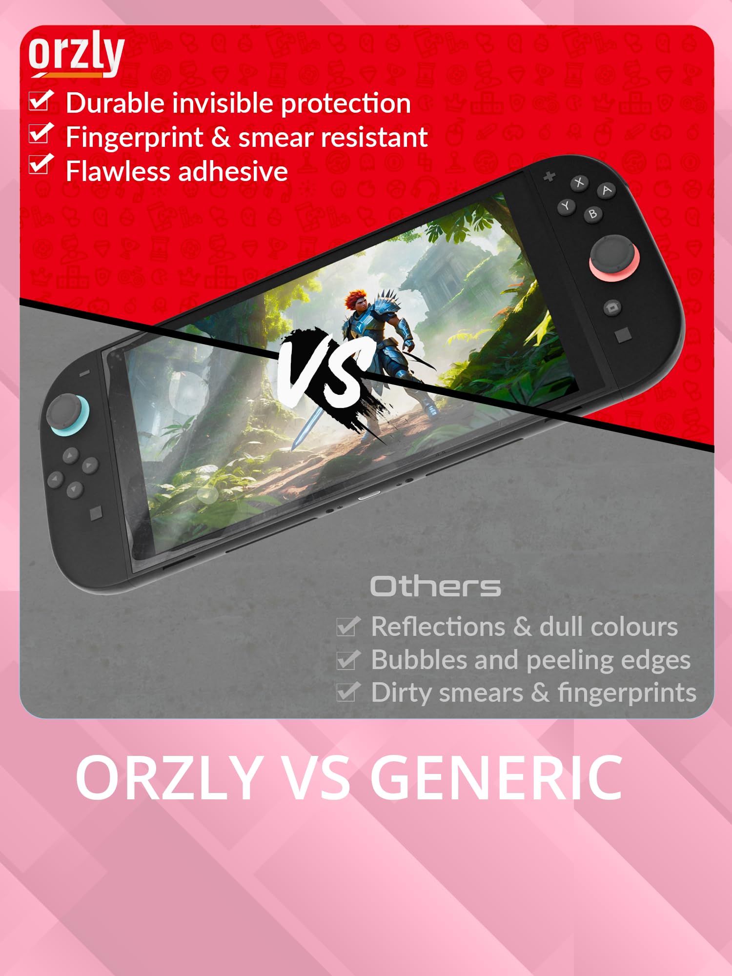 Pack Accessoires Switch 2 – Étui Protection + Protecteurs d’Écran Switch 2 (2025) USB-C Charge Câble Carte Jeux Holder Grip Confort Écouteurs Edition Coffret Cadeau