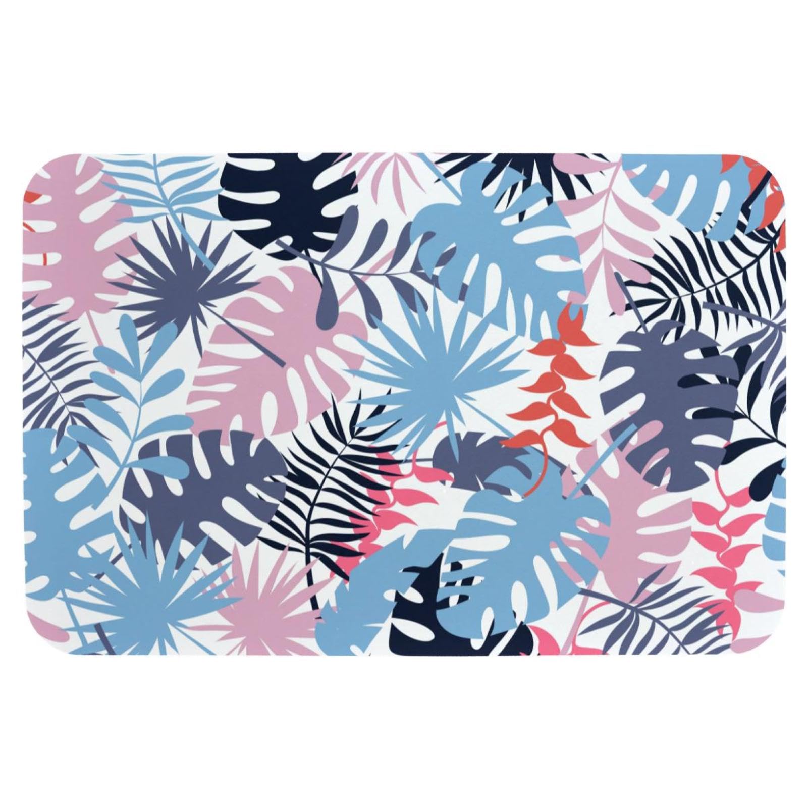 Tapis de bain tropical pour créer une ambiance fraîche en douche