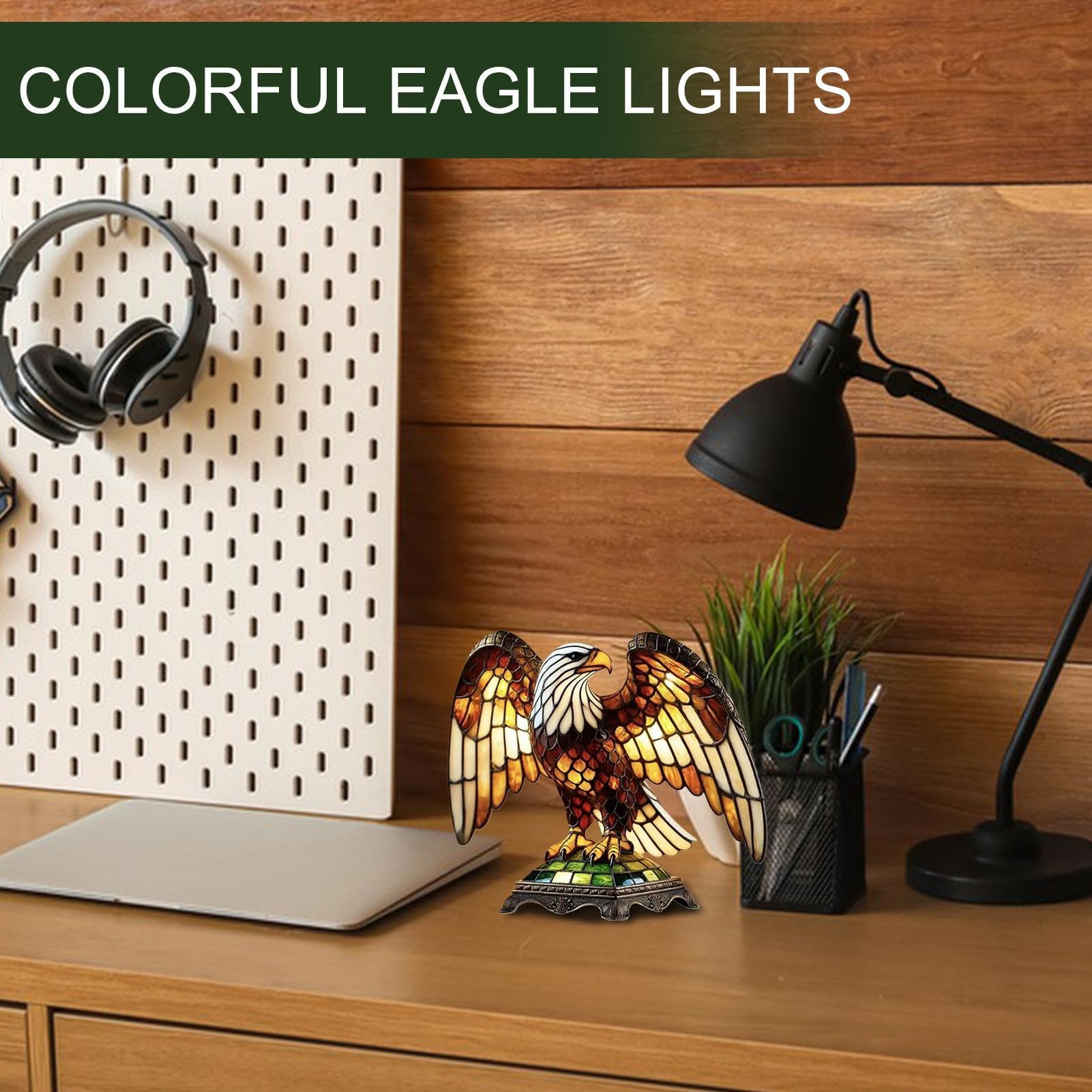 Lampe Veilleuse Animale Lampe De Nuit Vitrail Sur Table