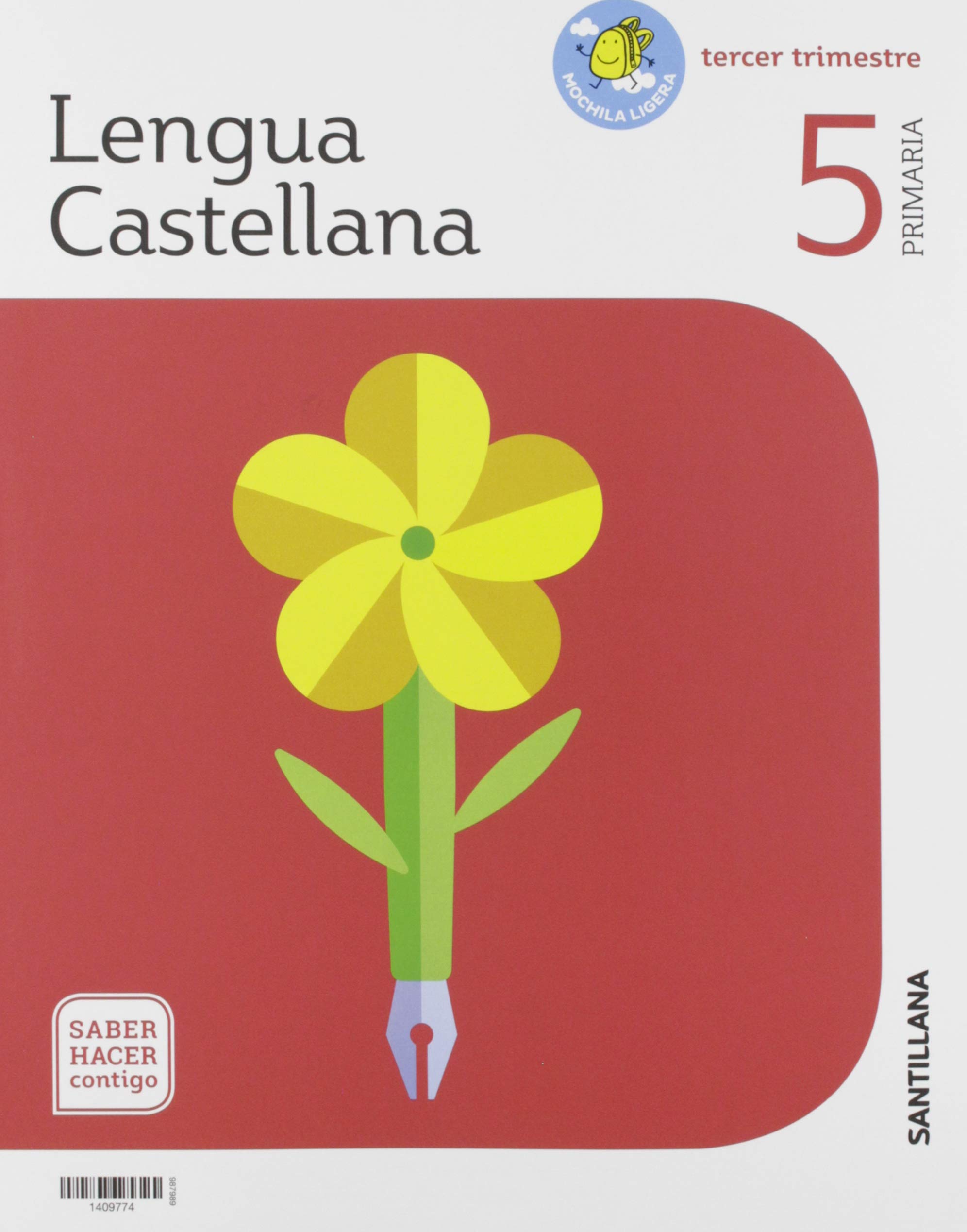 LENGUA 5 DE PRIMARIA SABER HACER CONTIGO: Lengua Castellana 5 Primaria - Primer-Segundo-Tercer Trimestre saber hacer cont - 9788468048895