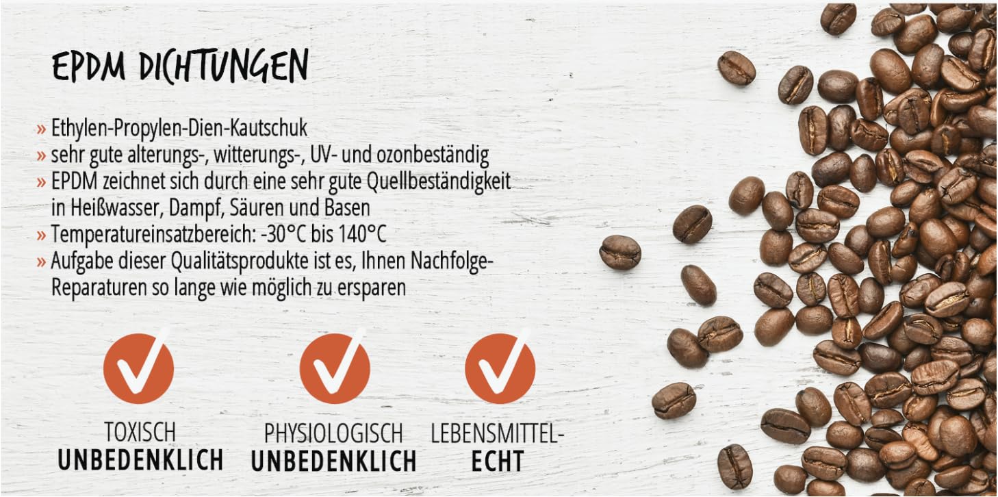 Afdichtingsringen, onderhoudsset voor Siemens EQ5/6/7/8