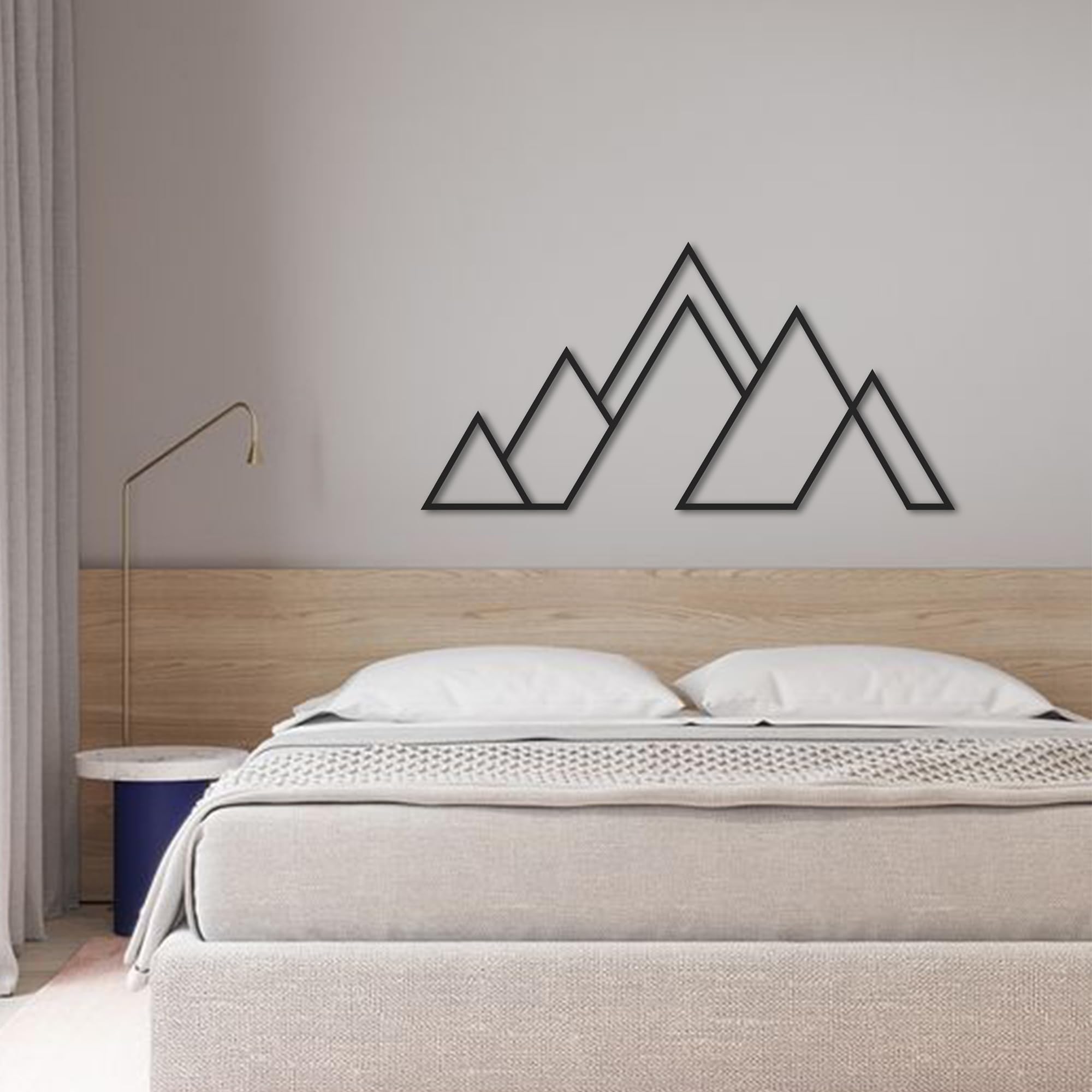 Décoration Murale Métal Forêt & Montagne - Style Nature Pour Salon/chambre - 5