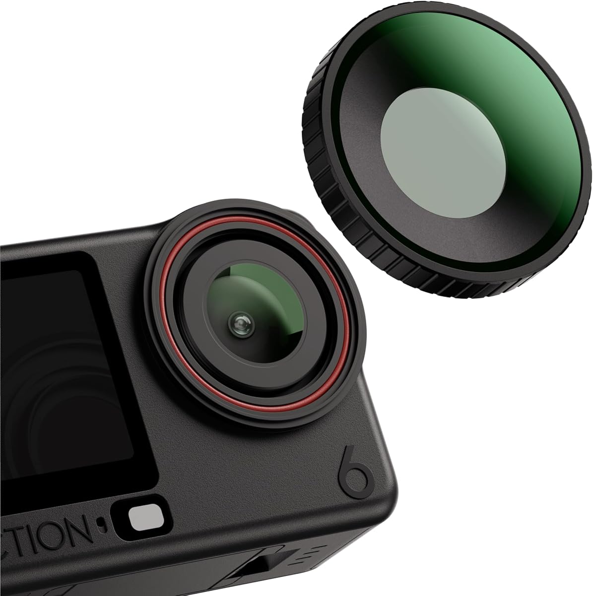 JJC UV Filter for DJI Osmo Action 6,Absorbs UV Light & Reduces Bluish Cast