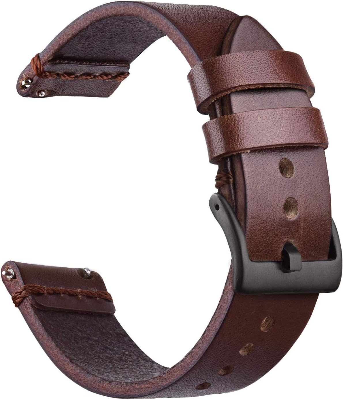 Ritche Vintage Leather Watch Bands Oil Wax Leather Watch Strap Replacement Watch Bands for Men 18mm 20mm 22mm