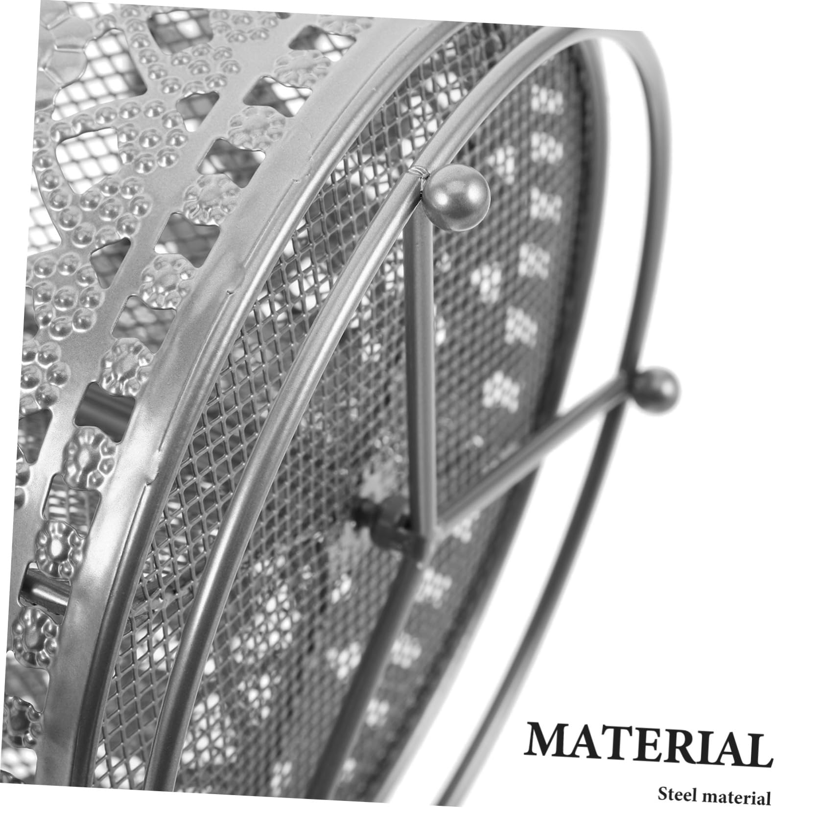SOIMISS Support de Rangement pour Baguettes et Ustensiles en Fer, Rotatif, à Drainage Rapide, Design Ajouré, Cuisine et Salle à Manger