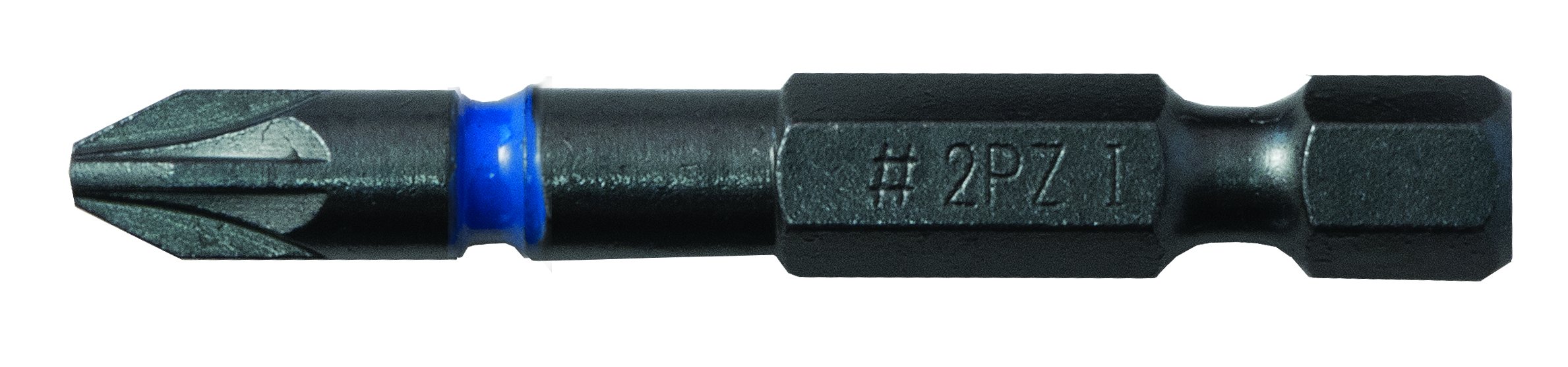 C.K T4560 PZ2LD 50 mm PZ2 Steel Impact Screwdriver Bit - Blue (Pack of 3)