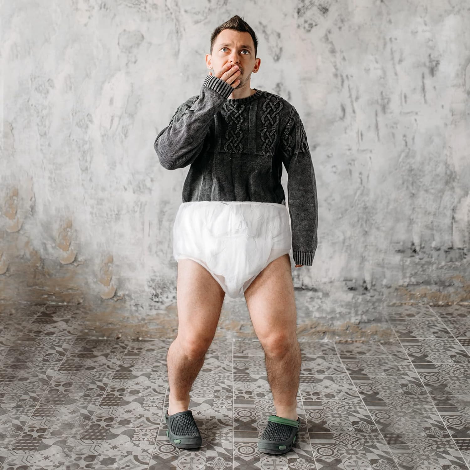 9 Pcs Waterproof Incontinence Underpants Plastic Pants Leak Proof Incontinence Underwear Adult Diaper Cover(XL,Clear) - Image 5