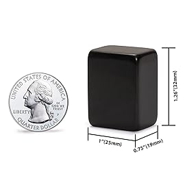 Yellow Mountain Imports Chinese Mahjong Game Set, Jet Set - with 148 Small-Size Black Tiles and Wooden Case, Wooden Spinner, Dice, and Scoring Sticks (for Chinese Style Game Play)