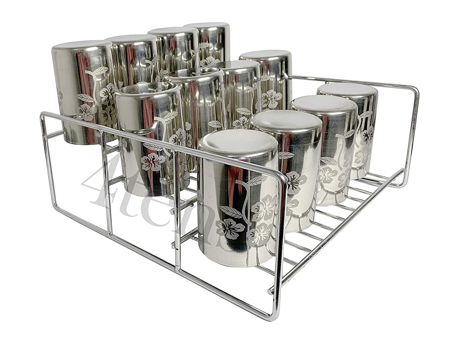 Jugte Modern Stainless Steel 3 Step Kitchen Rack Shelf Pantry Kitchen Countertop Stand Spice Rack Organizer, Bottle Rack Countertop Utensil Holder (Small,28 X 24 X 12 Cm) – Step Shelf Jugte Modern Stainless Steel 3 Step Kitchen Rack Shelf Pantry Kitchen Countertop Stand Spice Rack Organizer, Bottle Rack Countertop Utensil Holder (Small,28 X 24 X 12 Cm) – Step Shelf