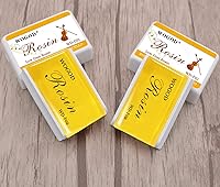 Vista 3 de Paquete de 4 colofonia natural, bajo polvo, violín universal y colofonia para violonchelo